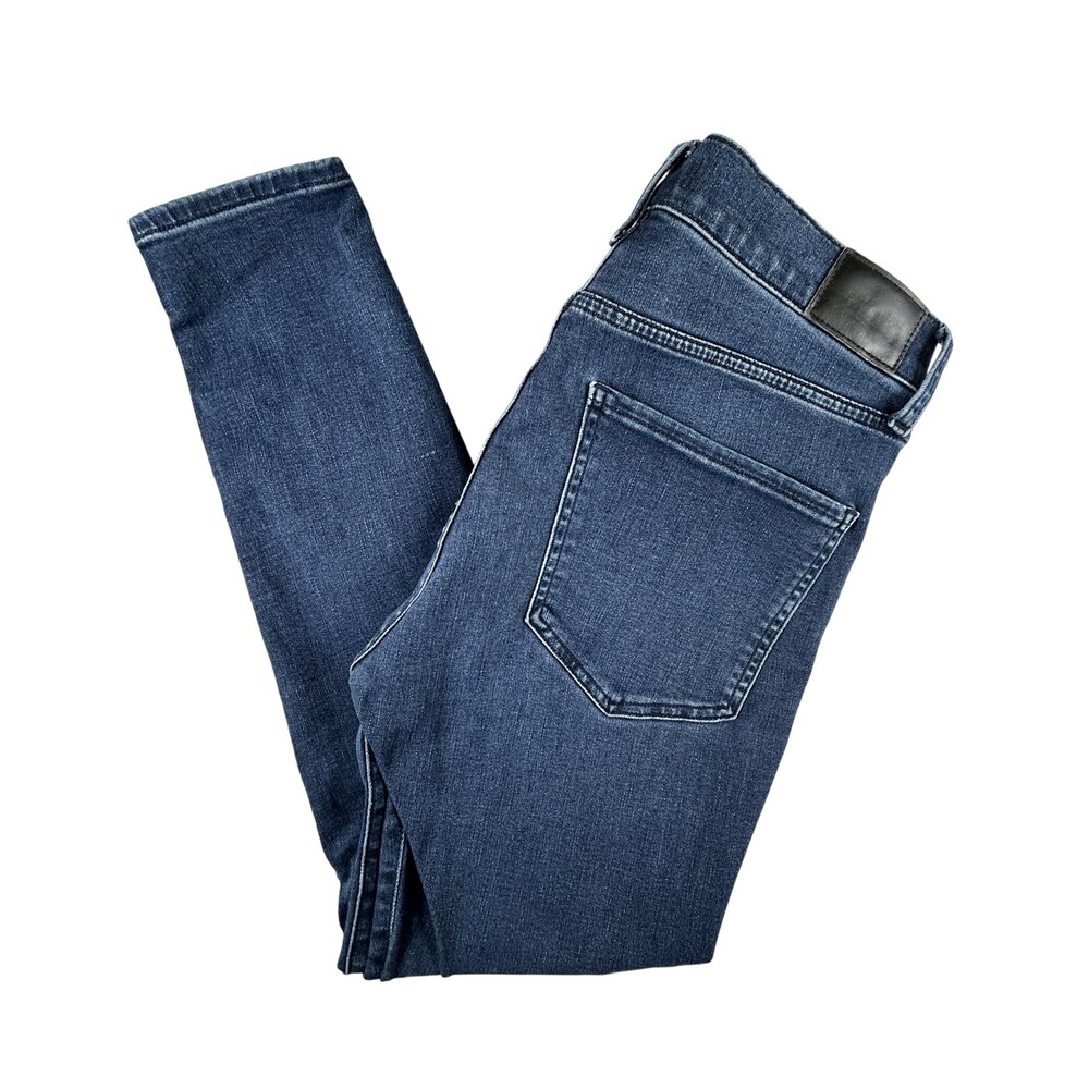 Express Skinny Jeans Womens 10R Blue Mid Rise Stretch Denim Classic Ankle Fit